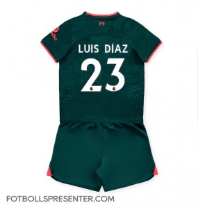 Liverpool Luis Diaz #23 Tredje tröja Barn 2022-23 Kortärmad (+ korta byxor)